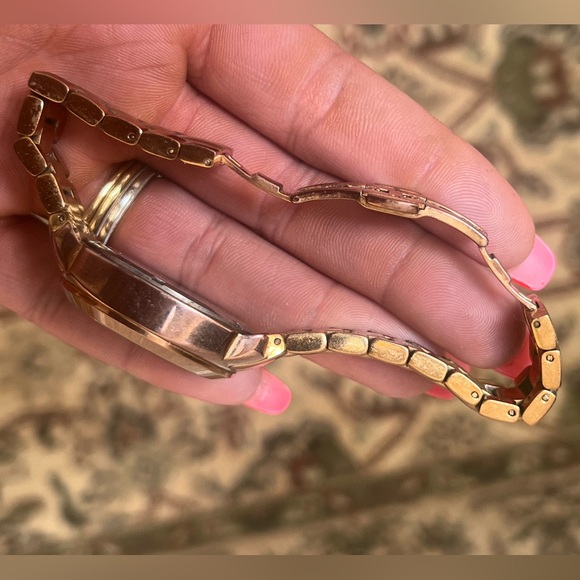 Michael Kors Mother of Pearl Gold Sterling Silver Watch [USED WITH BOX] - Picture 7 of 10